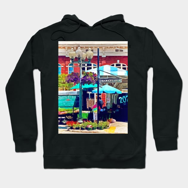 Roanoke VA - Market Street Hoodie by SusanSavad